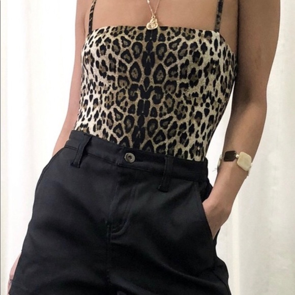 Tops - Leopard Print Bodysuit